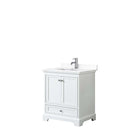 Deborah 30 Inch Single Bathroom Vanity in White - 42