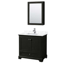 Deborah 36 Inch Single Bathroom Vanity in Dark Espresso - 14