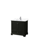 Deborah 36 Inch Single Bathroom Vanity in Dark Espresso - 7