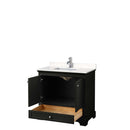 Deborah 36 Inch Single Bathroom Vanity in Dark Espresso - 19