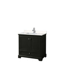 Deborah 36 Inch Single Bathroom Vanity in Dark Espresso - 18