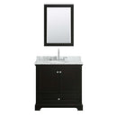 Deborah 36 Inch Single Bathroom Vanity in Dark Espresso - 34