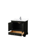 Deborah 36 Inch Single Bathroom Vanity in Dark Espresso - 54