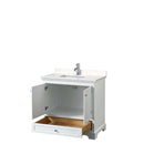 Deborah 36 Inch Single Bathroom Vanity in White - 19