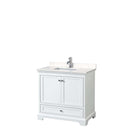 Deborah 36 Inch Single Bathroom Vanity in White - 18