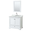 Deborah 36 Inch Single Bathroom Vanity in White - 32