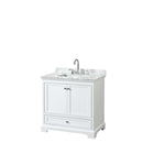 Deborah 36 Inch Single Bathroom Vanity in White - 41