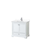 Deborah 36 Inch Single Bathroom Vanity in White - 50
