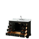 Deborah 48 Inch Single Bathroom Vanity in Dark Espresso - 31
