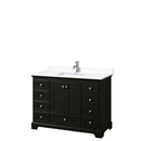 Deborah 48 Inch Single Bathroom Vanity in Dark Espresso - 42