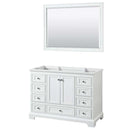 Deborah 48 Inch Single Bathroom Vanity in White - 2