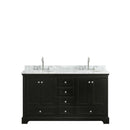 Deborah 60 Inch Double Bathroom Vanity in Dark Espresso - 26
