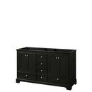 Deborah 60 Inch Double Bathroom Vanity in Dark Espresso