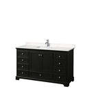 Deborah 60 Inch Single Bathroom Vanity in Dark Espresso - 7