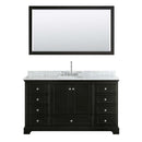 Deborah 60 Inch Single Bathroom Vanity in Dark Espresso - 23