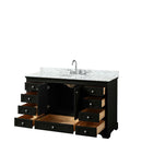 Deborah 60 Inch Single Bathroom Vanity in Dark Espresso - 19