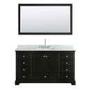 Deborah 60 Inch Single Bathroom Vanity in Dark Espresso - 35