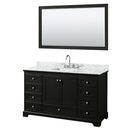 Deborah 60 Inch Single Bathroom Vanity in Dark Espresso - 33