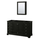 Deborah 60 Inch Single Bathroom Vanity in Dark Espresso - 4