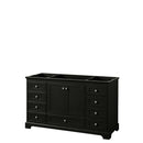Deborah 60 Inch Single Bathroom Vanity in Dark Espresso
