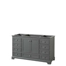Deborah 60 Inch Single Bathroom Vanity in Dark Gray