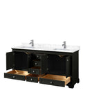 Deborah 72 Inch Double Bathroom Vanity in Dark Espresso - 10