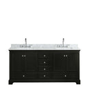 Deborah 72 Inch Double Bathroom Vanity in Dark Espresso - 57