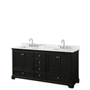 Deborah 72 Inch Double Bathroom Vanity in Dark Espresso - 55