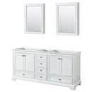 Deborah 72 Inch Double Bathroom Vanity in White - 6
