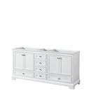 Deborah 72 Inch Double Bathroom Vanity in White