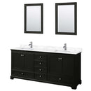 Deborah 80 Inch Double Bathroom Vanity in Dark Espresso - 12