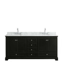 Deborah 80 Inch Double Bathroom Vanity in Dark Espresso - 41