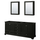 Deborah 80 Inch Double Bathroom Vanity in Dark Espresso - 6