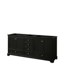 Deborah 80 Inch Double Bathroom Vanity in Dark Espresso