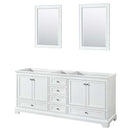 Deborah 80 Inch Double Bathroom Vanity in White - 2