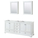 Deborah 80 Inch Double Bathroom Vanity in White - 6