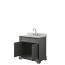 Tamara 30 Inch Single Bathroom Vanity in Dark Gray - 7