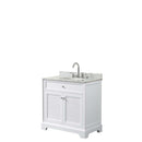 Tamara 30 Inch Single Bathroom Vanity in White - 6