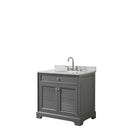 Tamara 36 Inch Single Bathroom Vanity in Dark Gray - 6