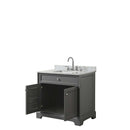 Tamara 36 Inch Single Bathroom Vanity in Dark Gray - 19