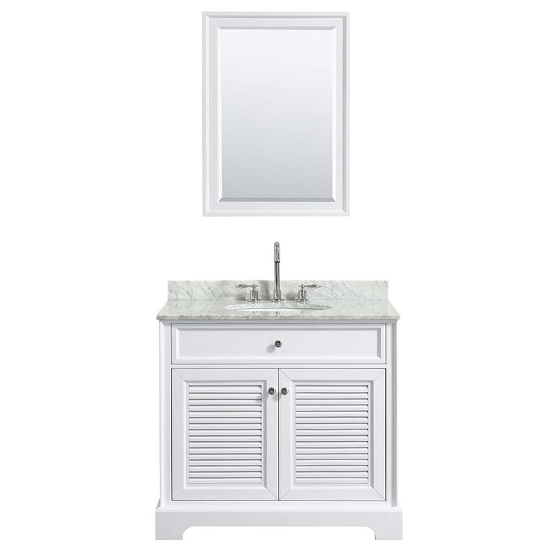 Tamara 36 Inch Single Bathroom Vanity in White - 11