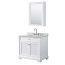 Tamara 36 Inch Single Bathroom Vanity in White - 13