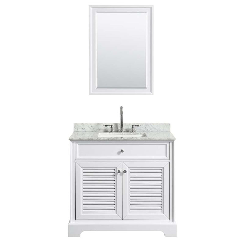 Tamara 36 Inch Single Bathroom Vanity in White - 23