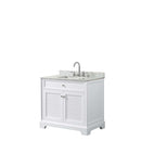 Tamara 36 Inch Single Bathroom Vanity in White - 18