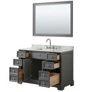 Tamara 48 Inch Single Bathroom Vanity in Dark Gray - 22