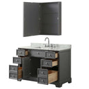 Tamara 48 Inch Single Bathroom Vanity in Dark Gray - 26