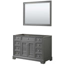 Tamara 48 Inch Single Bathroom Vanity in Dark Gray - 2