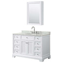 Tamara 48 Inch Single Bathroom Vanity in White - 13