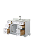 Tamara 48 Inch Single Bathroom Vanity in White - 7