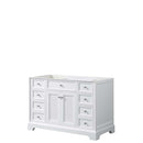 Tamara 48 Inch Single Bathroom Vanity in White